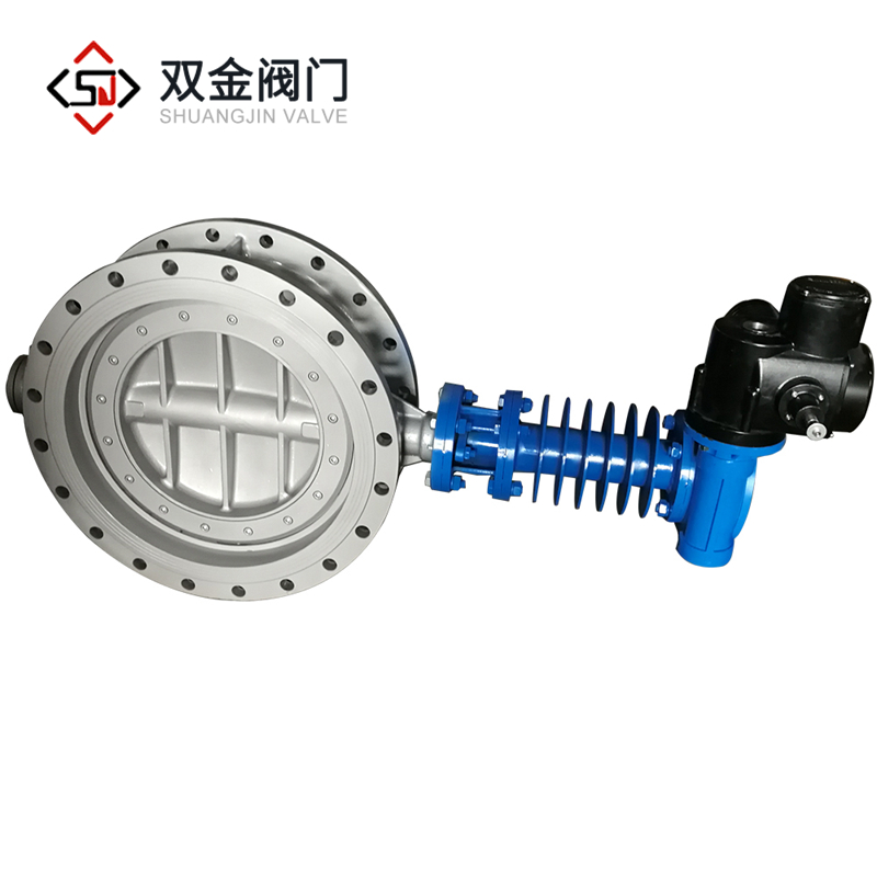 硬密封蝶阀带散热片